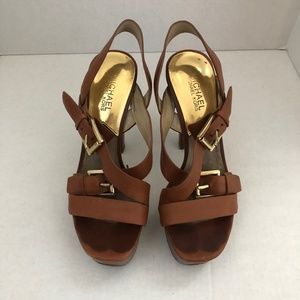 Michael Kors Platform Leather Heels